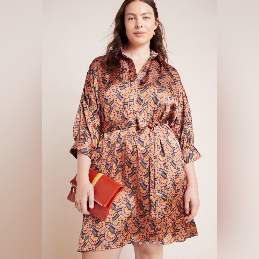 Eva Franco Multicolor High Low Dress